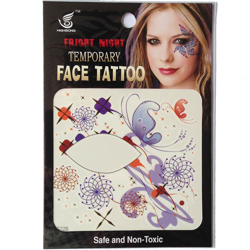 HSE22 Waterproof Temporary single eye tattoo sticker