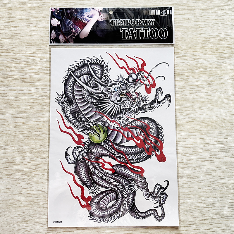 CHA001-012 Big Picture Back Tattoo Sticker