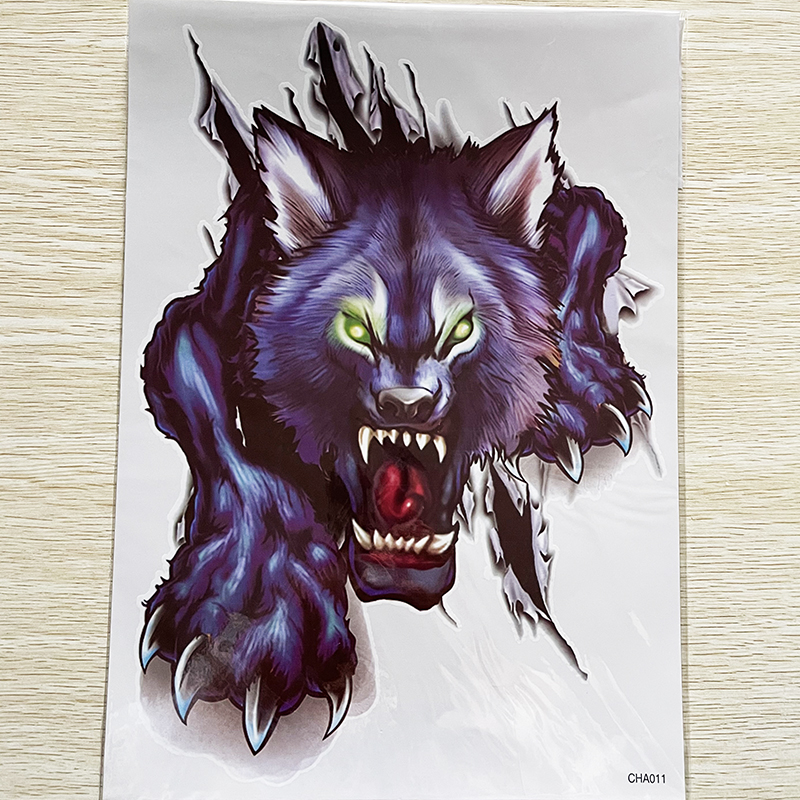 CHA001-012 Big Picture Back Tattoo Sticker