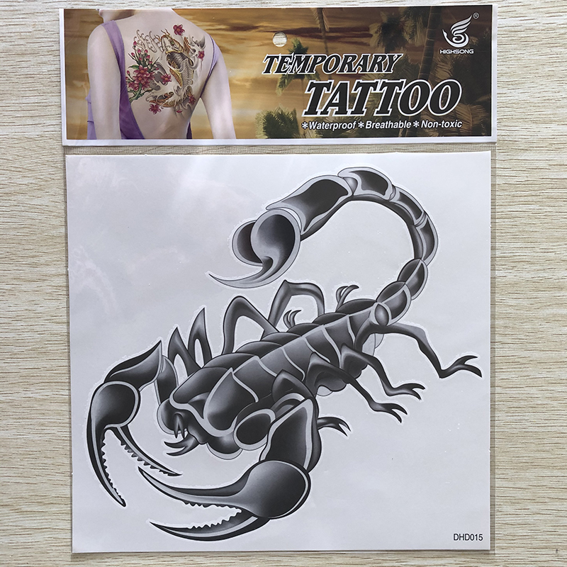 DHD001-059 Big picture Back Tattoo Sticker