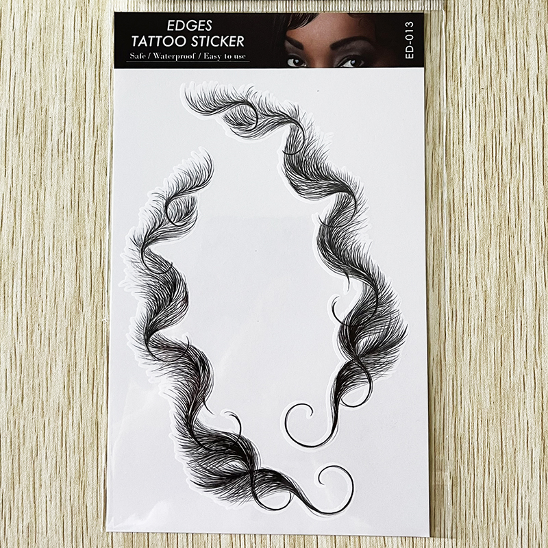 Hair Edges Tattoo Stickers