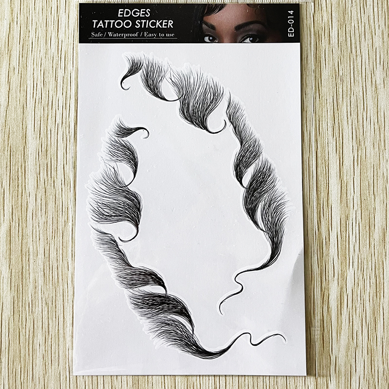 Hair Edges Tattoo Stickers
