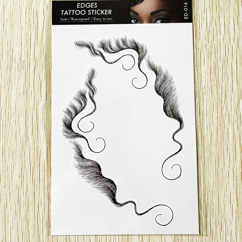Hair Edges Tattoo Stickers
