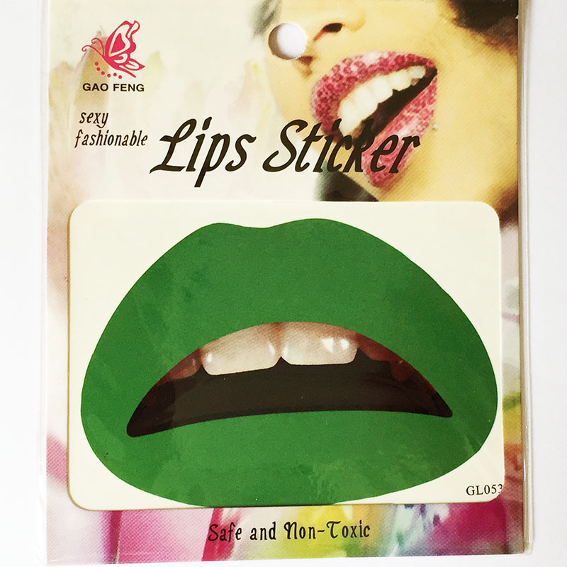GL041-060 Temporary lip tattoo sticker