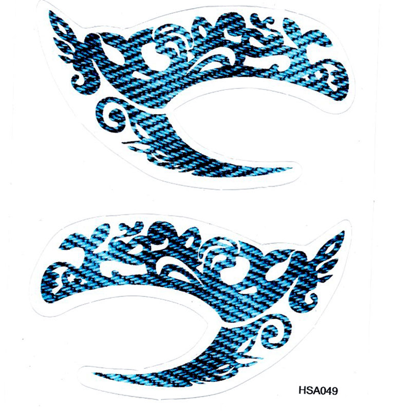 HSA049 water transfer left and right Jean pattern eye tattoo sticker