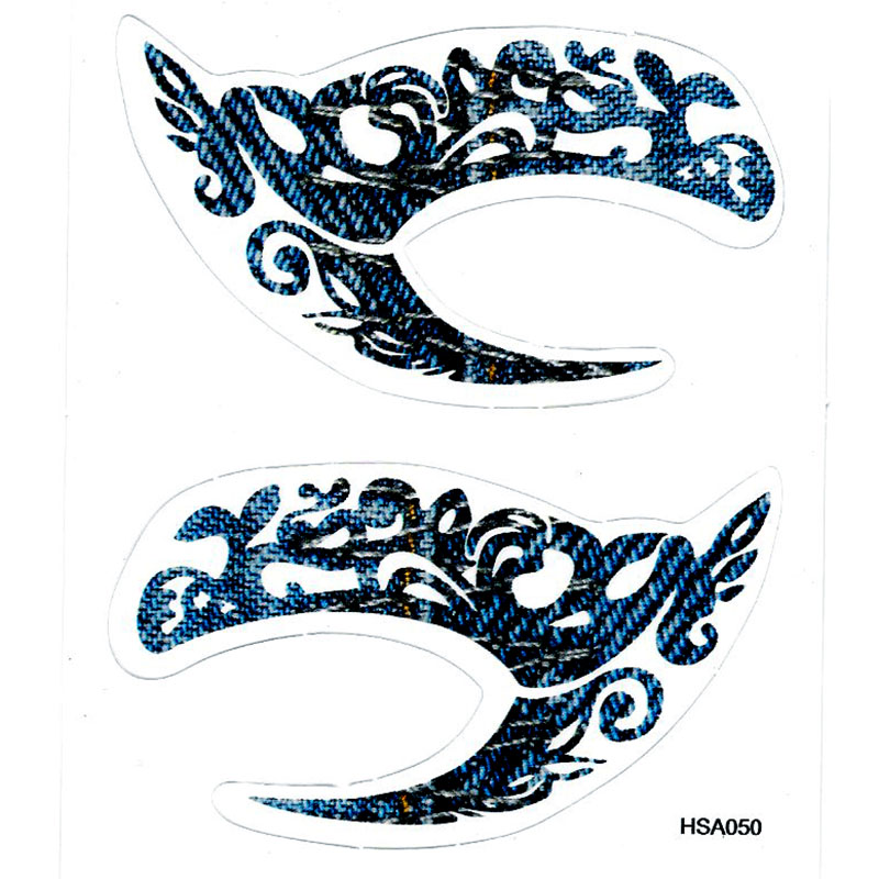 HSA050 waterproof Jeans pattern temporary eye tattoo sticker