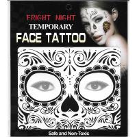 black tattoo sticer temporary full face tattoo sticker for boys and girl