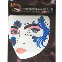 FST011 New fashion lady's party beautifull crystal face sticker