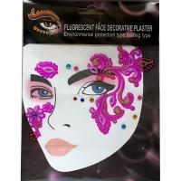 FST012 dark pink self-sticking decoration Temporary face sticker