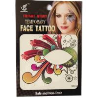 HSE34 8x8cm fright night party temporary face tattoo single eye tattoo sticker