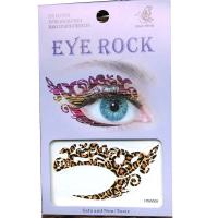 HSA005 Lady's party Leopard pattern left and right eye temporary tattoo sticker