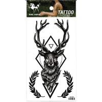HM1008 special design black deer arm tattoo sticker