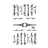 HM890 One pair of the Eiffel Tower waterproof tattoo stickers