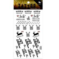 HM930 Chinese star LH deer tattoo sticker neck tattoo sticker