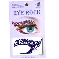 HSA016 left and right eye temporary tattoo sticker