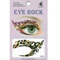 HSA025 left and right eye temporary tattoo sticker