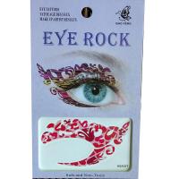 HSA027 left and right eye temporary tattoo sticker