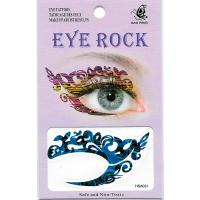 HSA031 left and right eye temporary tattoo sticker