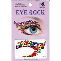 HSA053 waterproof bright-coloured waterprint temporary eye tattoo sticker
