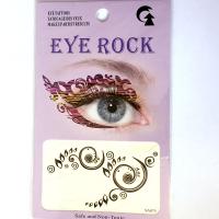 HSA075 Specical design left and right black temporary eye tattoo sticker