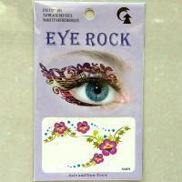 HSA079 color new fashion flower double eye temporary tattoo sticker