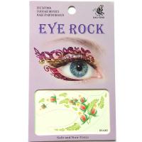 HSA082 leaf flower left and right temporary eye tattoo sticker
