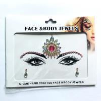 WNY-804-10 Face Jewels Crystal sticker